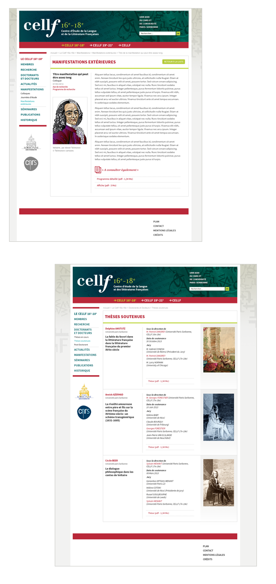 Cellf - site web