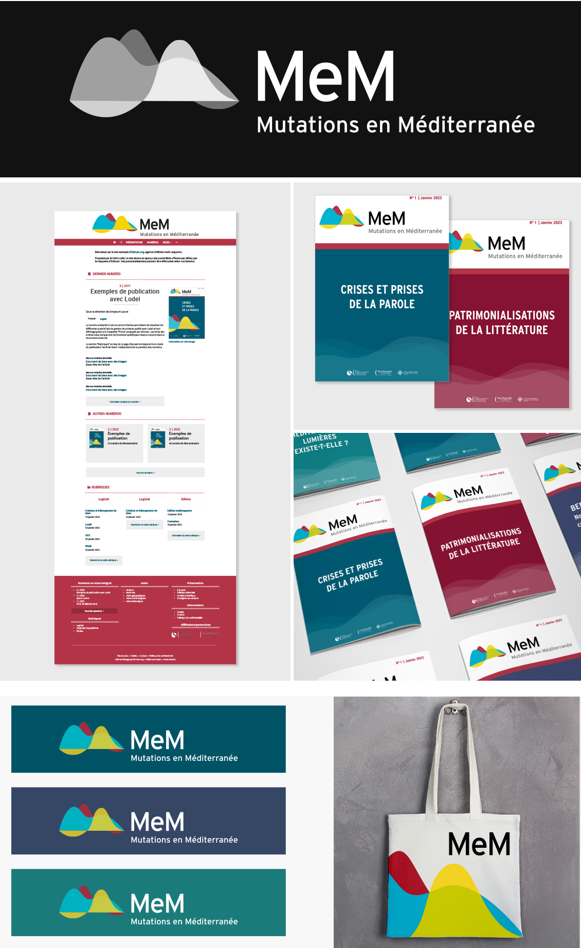 MeM-identité visuelle - logo- web site