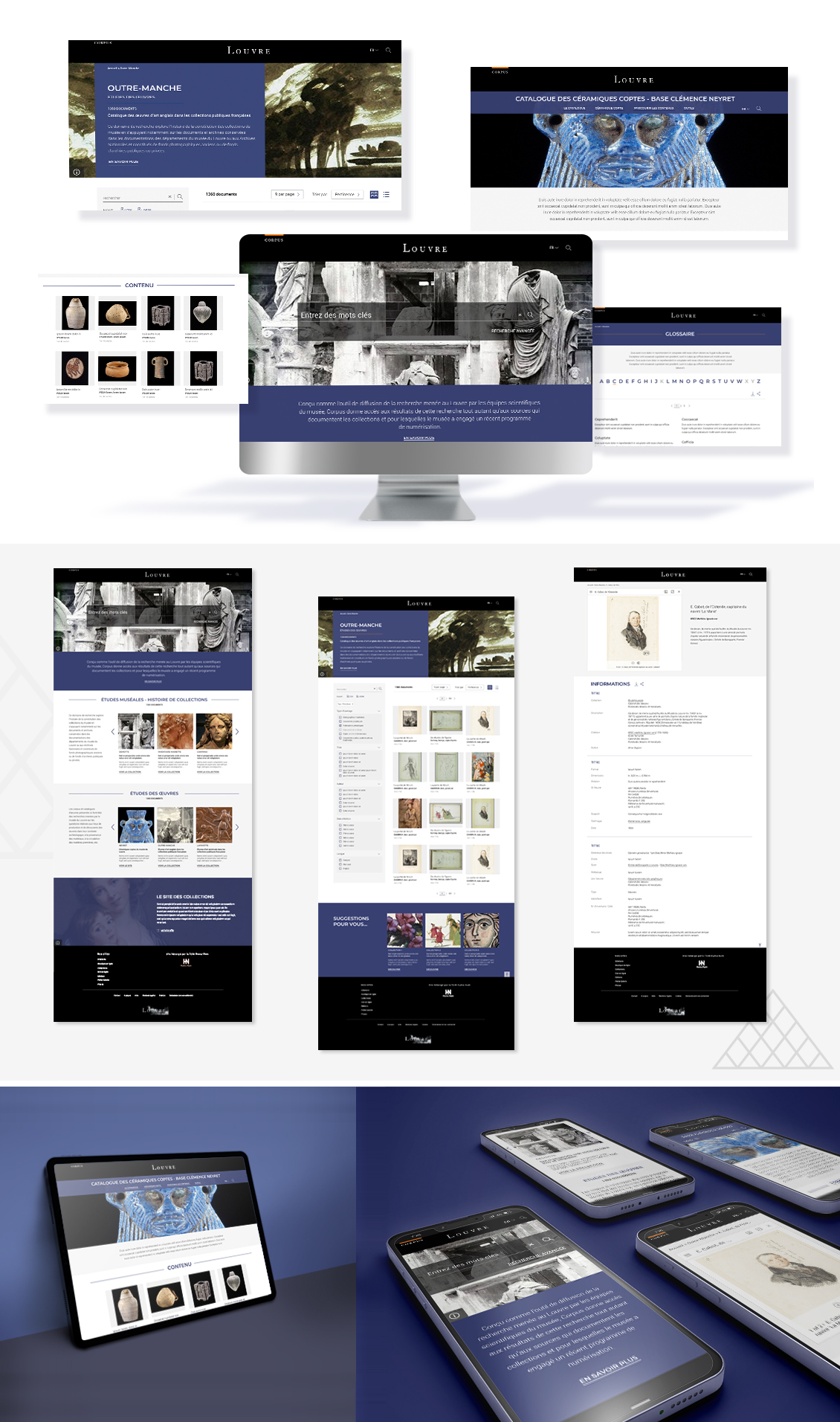 Corpus Louvre -graphisme - UI