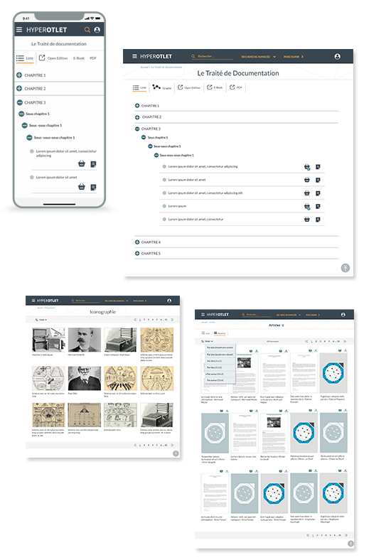HyperOtlet interface