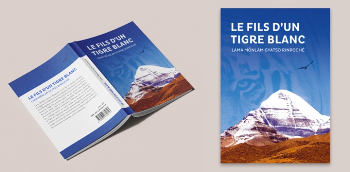 Couverture du livre “Le fils d'un tigre blanc “ - Graphisme et image