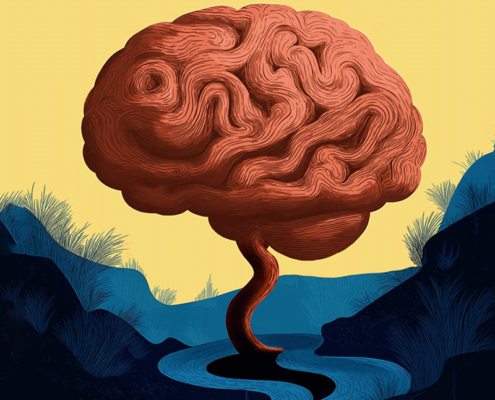 Identité visuelle podcast Les chroniques du bulbe - logo et charte graphique neurosciences